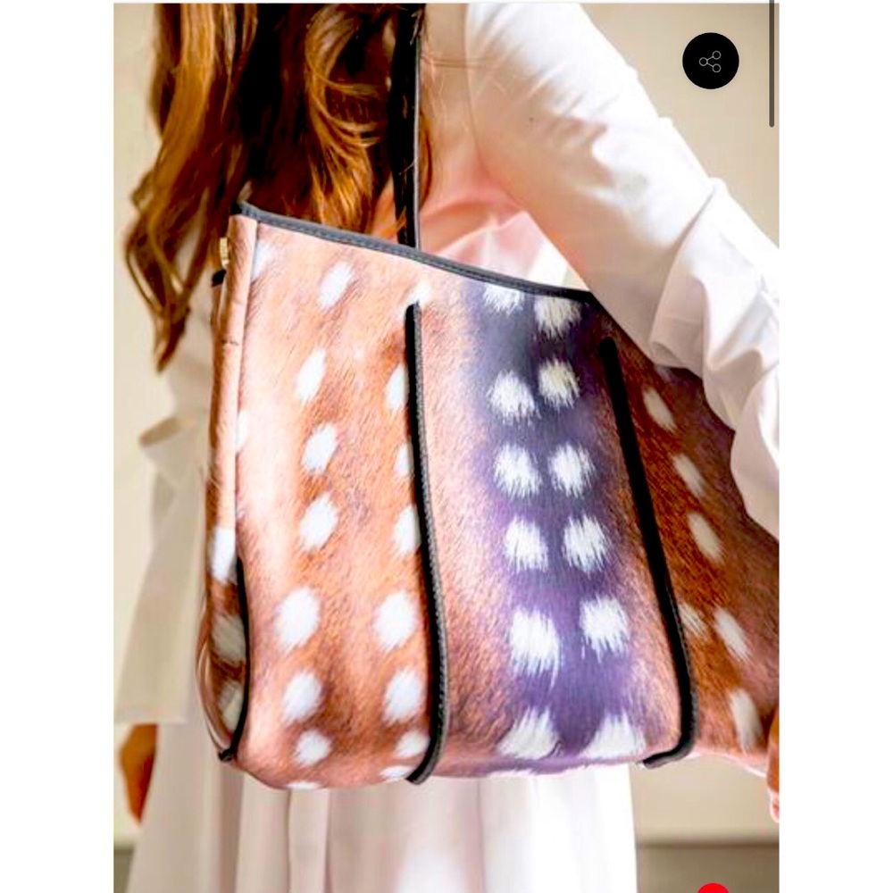 Parker and Hyde neoprene tote bag-axis print